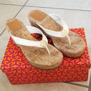 *Like New* Tory Burch Thora Wedge Sandals 5.5